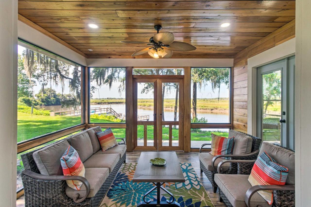 Riverfront Darien Cottage With Private Dock! المظهر الخارجي الصورة